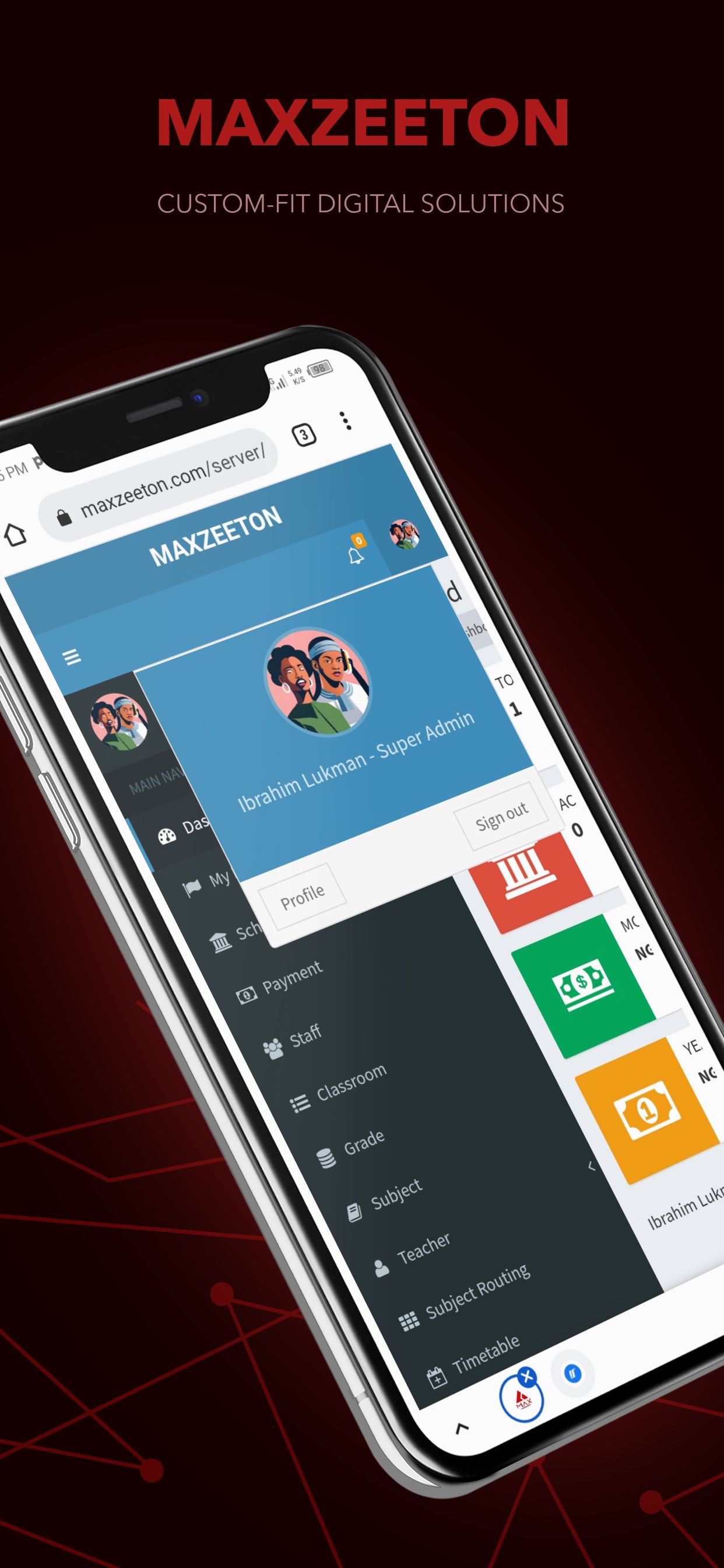 Maxzeeton carousel slide 4